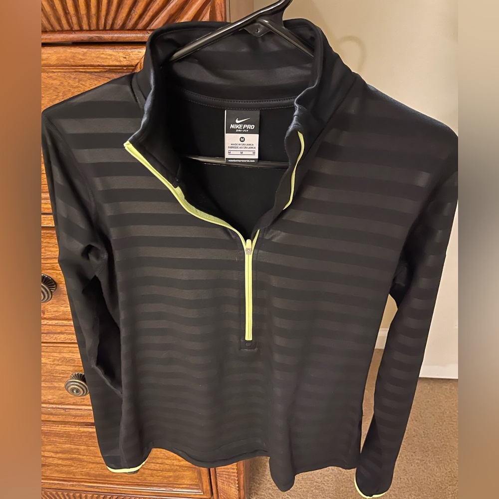 Nike Pro Dri Fit zippered top